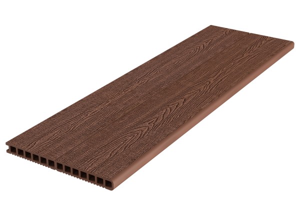 Ступень ДПК Deckron Woodlike 317x28x4000 мм, коричневый купить в Щиграх