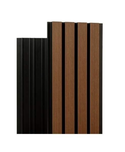 Фасадная реечная панель Ecodecking Скай коэкструзия 200х20х3000 Тик купить в Щиграх