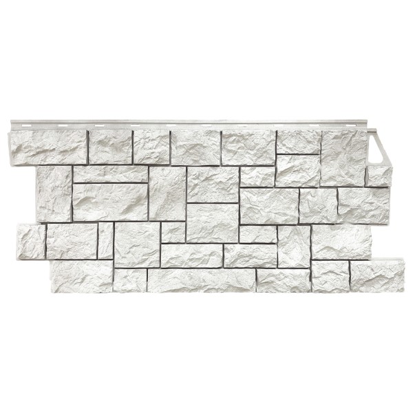 Фасадная панель FineBer, Камень Дикий, Жемчужный купить в Щиграх