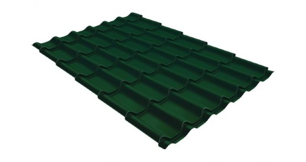 Металлочерепица модерн 0,45 PE RAL 6005 зеленый мох купить в Щиграх