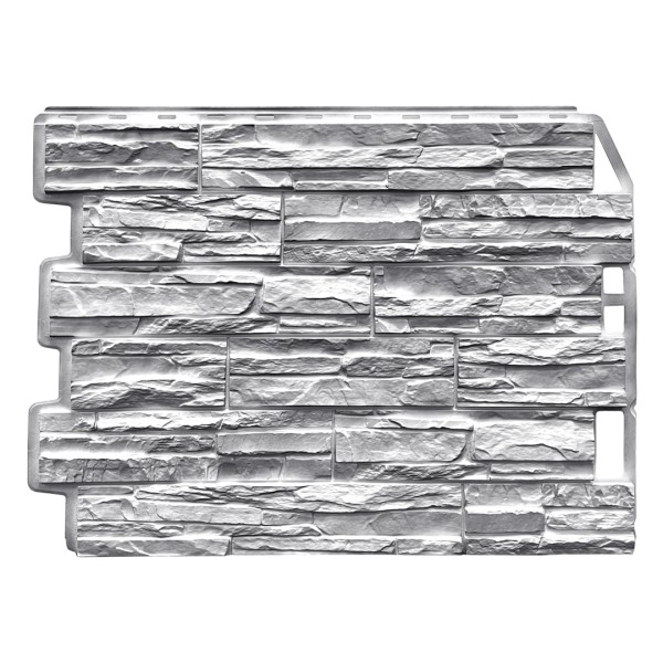 Фасадная панель FineBer, Скол - Светло-серый купить в Щиграх