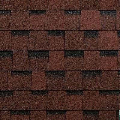 Двухслойная ламинированная черепица Shinglas, серия Фазенда – Красный купить в Щиграх
