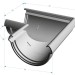 Угол желоба универсальный 90° Docke Lux ПВХ - Графит купить в Щиграх