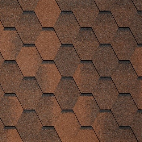 Гибкая черепица Tegola VENETO marrone 423 купить в Щиграх