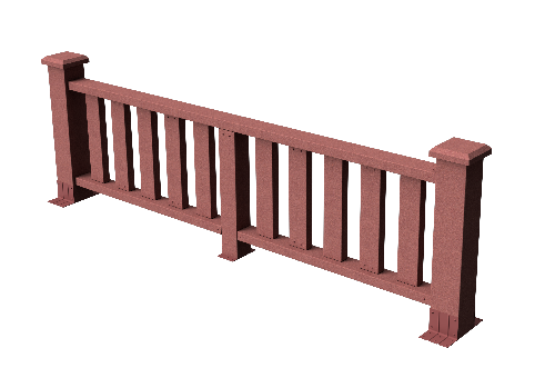 Ограждения декоративное ДПК GRINDERDECO  Эрес мербау купить в Щиграх