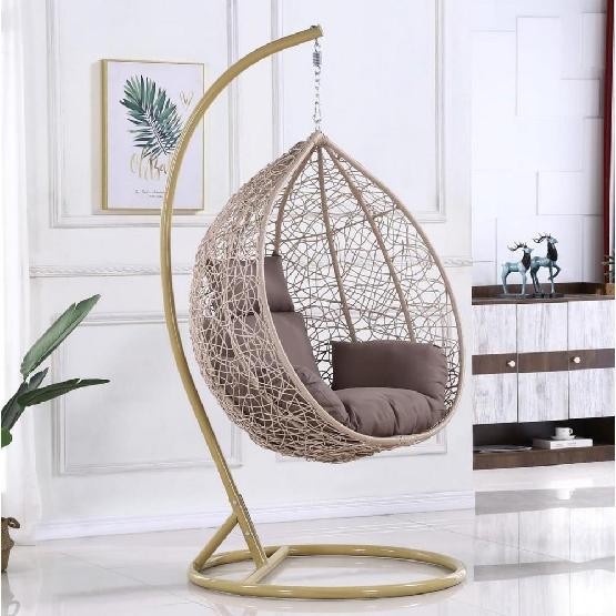 Кресло Подвесное из искусственного ротанга AFM-169A-LB Beige купить в Щиграх