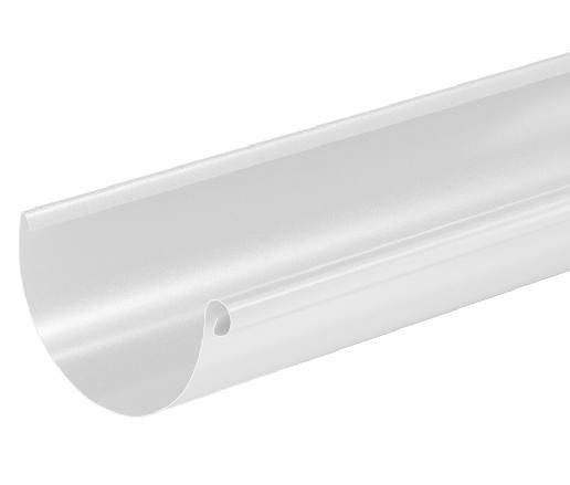 Водосток Aquasistem, система 125x90 - Водосточный желоб 3.00м RR 20 Белый купить в Щиграх