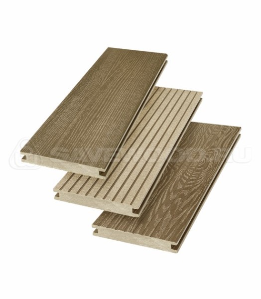 Террасная доска SW Fraxinus (R) полнотелая «SaveWood» Тик купить в Щиграх