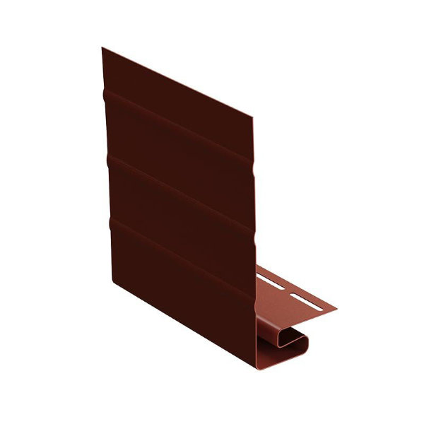 Ветровая J фаска планка для сайдинга, гранат купить в Щиграх