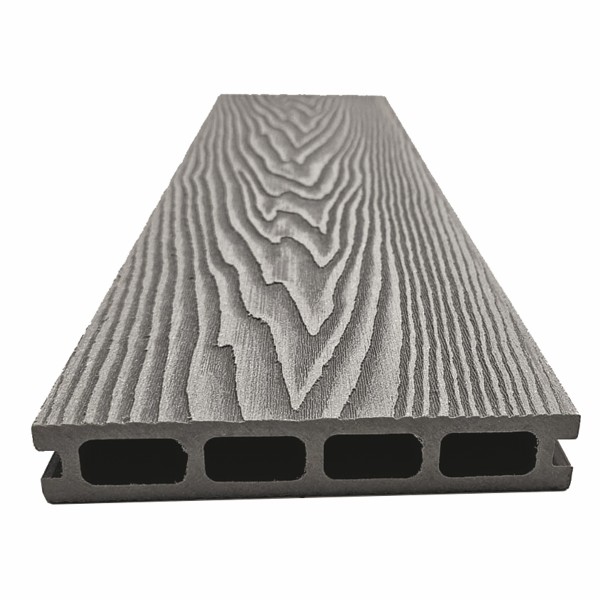Террасная доская ДПК NanoWood Double 3D Серый купить в Щиграх
