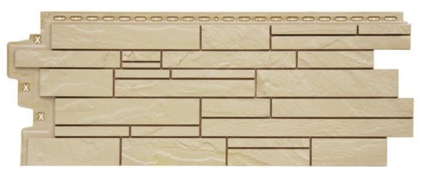 Фасадная панель Grand Line Скала Стандарт бежевый купить в Щиграх