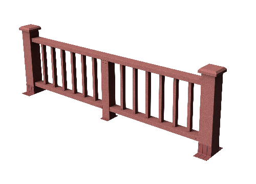 Ограждения декоративное ДПК GRINDERDECO Троя мербау купить в Щиграх