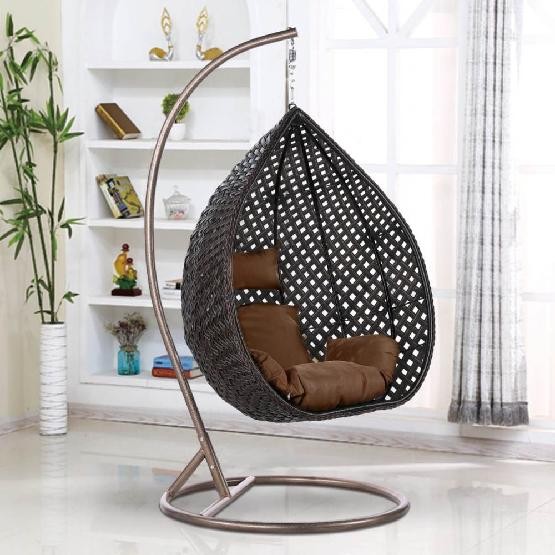 Кресло Подвесное из искусственного ротанга AFM-250B-L Brown купить в Щиграх