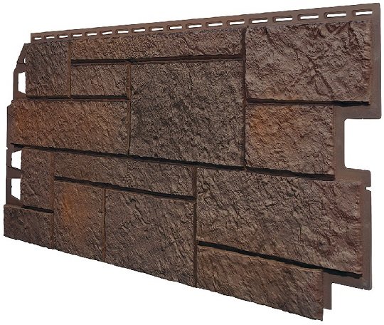 Фасадная панель VOX Sandstone (Сандстоун) темно коричневый купить в Щиграх