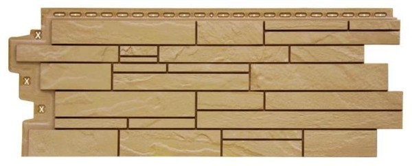 Фасадная панель Grand Line Скала Стандарт песочная купить в Щиграх