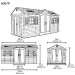 Сарай пластиковый LifeTime 15x8 DD купить в Щиграх