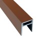 П-профиль Алюминиевый EasyDecking 35x25 Коричневый купить в Щиграх