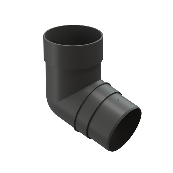 Колено 72˚ для водосточной трубы Docke Premium Графит купить в Щиграх