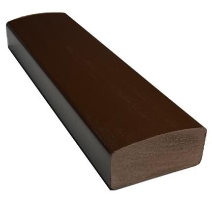 Лавочный брус Ecodecking Некст полнотелый глянцевый 70х35 шоколад купить в Щиграх