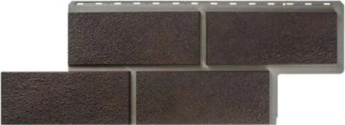 Фасадная панель Альта-Профиль Неаполитанский камень - Коричневый купить в Щиграх