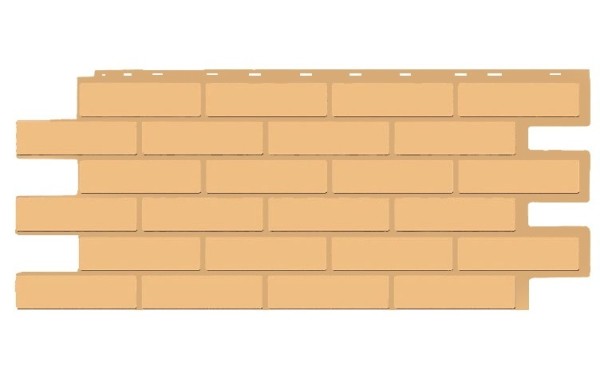 Фасадная панель T-Siding Кирпич Модерн Эко Крем купить в Щиграх