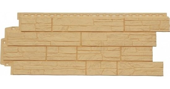 Фасадная панель Grand Line Сланец песочный купить в Щиграх