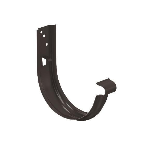 Водосток Aquasistem, система 125x90 - Крюк крепления желоба универсальный RR 32 Тёмно-Коричневый купить в Щиграх