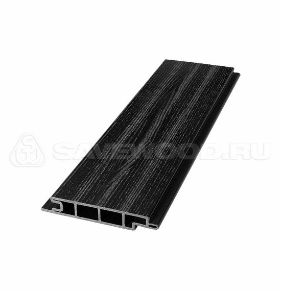 Террасная доска из ДПК SW Padus радиальный распил «SaveWood» черный купить в Щиграх